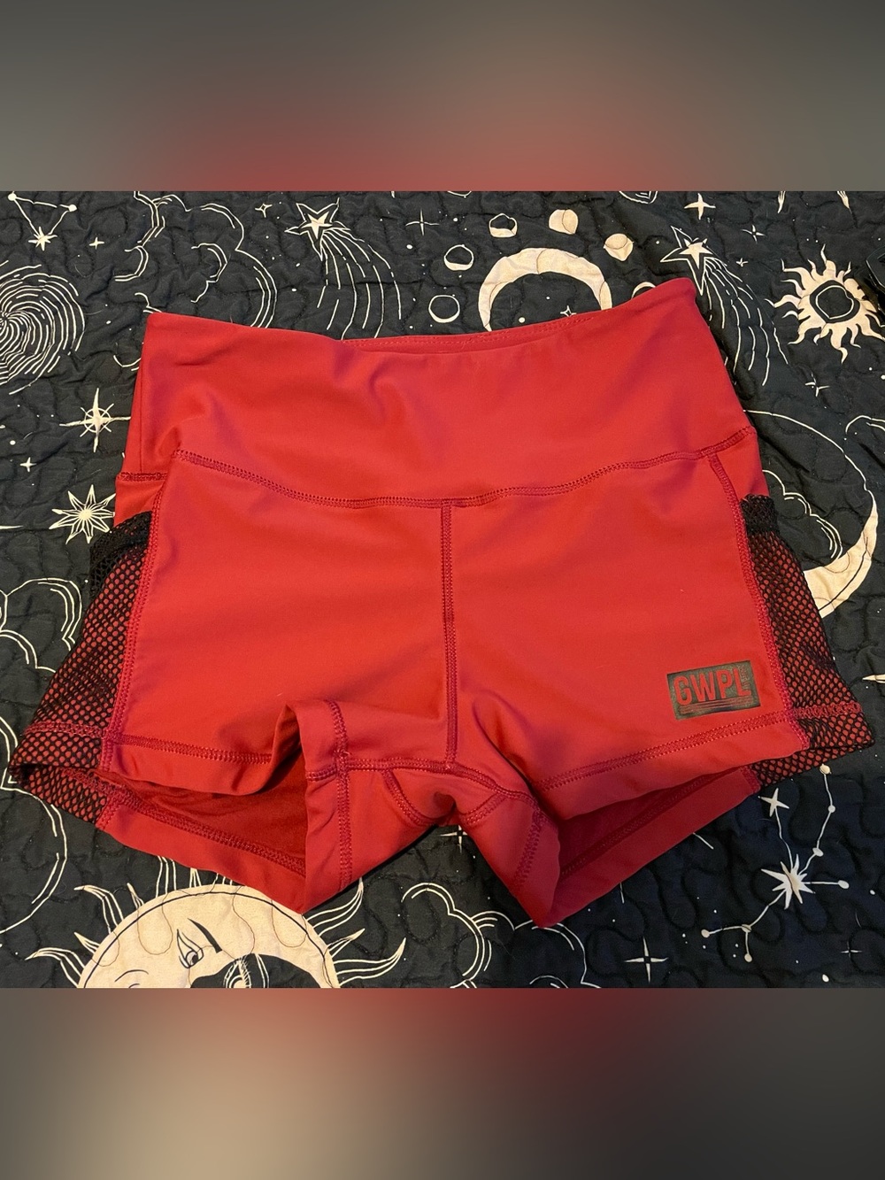 Girls Who Powerlift Shorts with mesh pockets